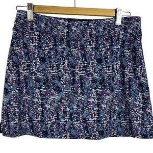 Tranquility by Colorado Clothing Sport Athletic Abstract Skort Small Blue Purple